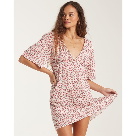Billabong Floral Mini Dress - Picture 2 of 10